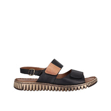 Load image into Gallery viewer, Cabello Zahra Black &amp; White, Adjustable Straps &amp; Padded Innersole
