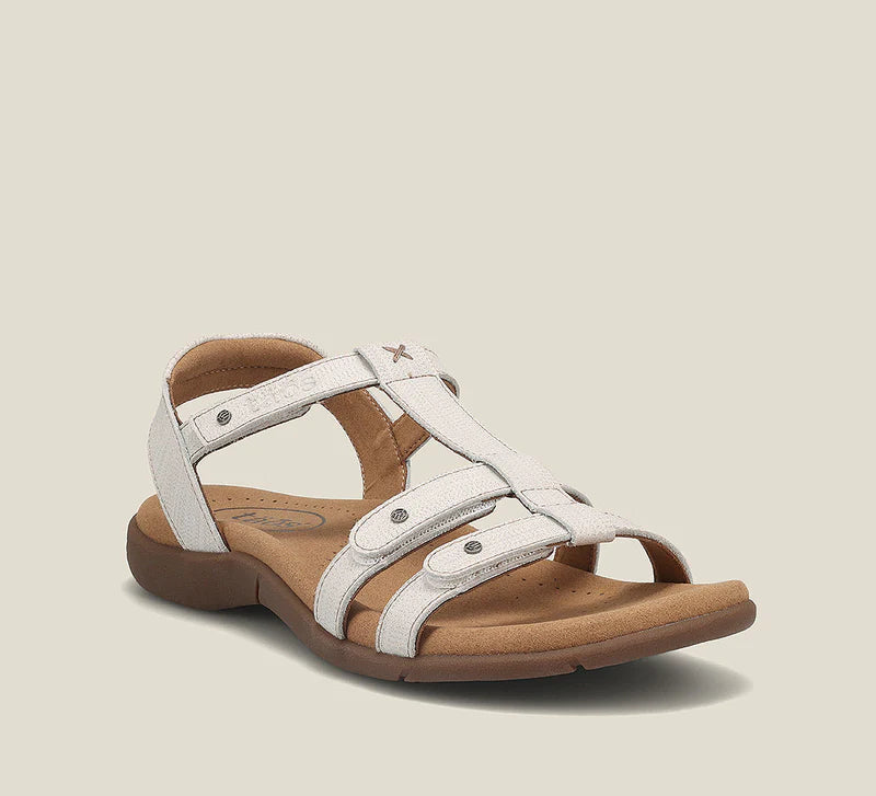 Taos Trophy Ice & Tan, Sculptured Arch Support, Padded Innersole & # Adjustable Velcro Straps
