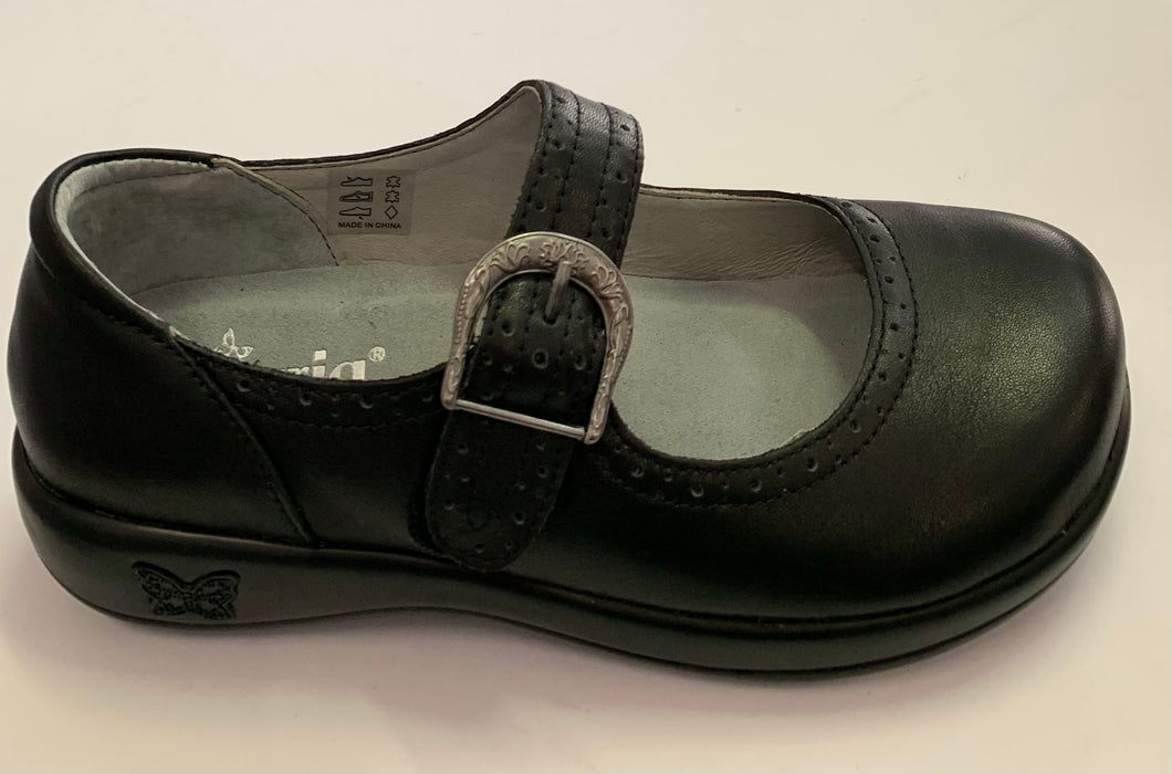 Alegria Kourtney Black Wide Fitting, Orthotic Friendly & Structured Rem ovable Innersole